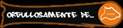 Orgullosamente de...